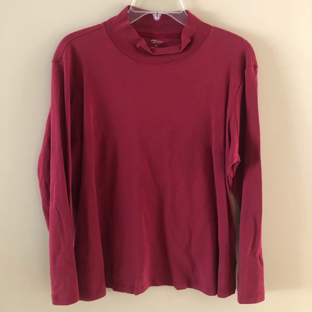 Red long sleeve shirt